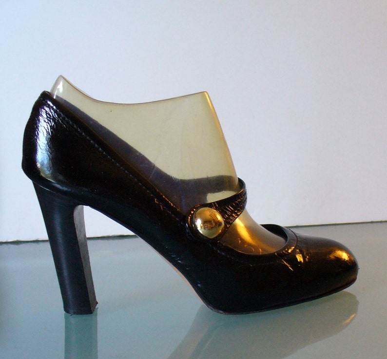 Vintage Made in Italy Coach Patent Leather Mary Jane Pumps | Etsy