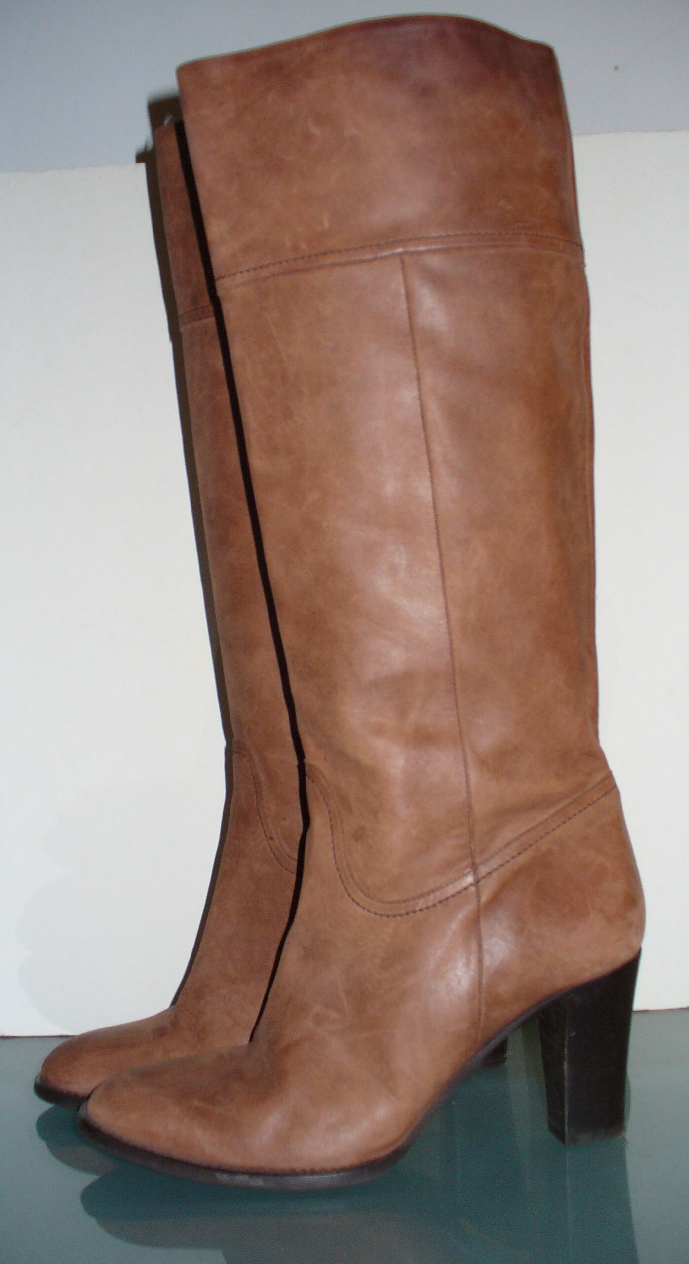 Made in Italy J. Crew Rugged Leather Boots Size 8.5