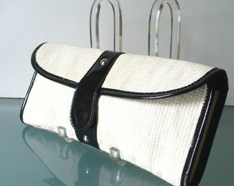 Made in Italy Maurizio Taiuti Linen Clutch Bag