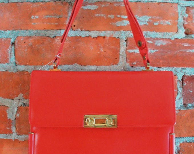 Featured listing image: Vintage Leather Guild Florence  Messenger Bag Made in Italy