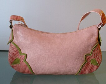 Claudia Firenze Hot Pink Made in Italy Shoulder Bag