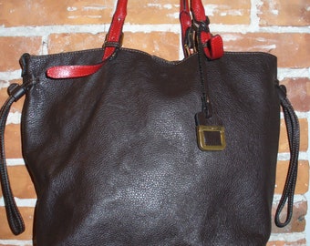 Innue Made in Italy Large Leather Tote Bag