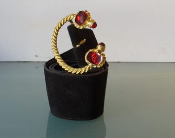 Made in Italy Cinture Nicola Suede Belt Size M