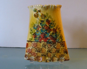 Vintage Italian Pottery Wall Sconce Made in Italy Italica ARS