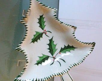 Made in Italy Xmas Tree Plate