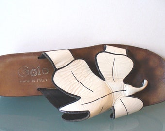 Vintage Golo Made in Italy MCM Butterfly Sandals