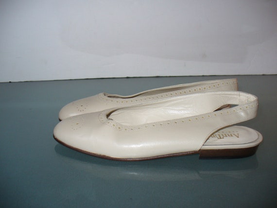 Vintage Made in Italy Ann Taylor Sling Back Balle… - image 8