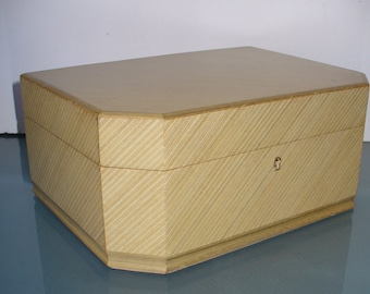 Vintage Exotic Wood Box Made in Italy