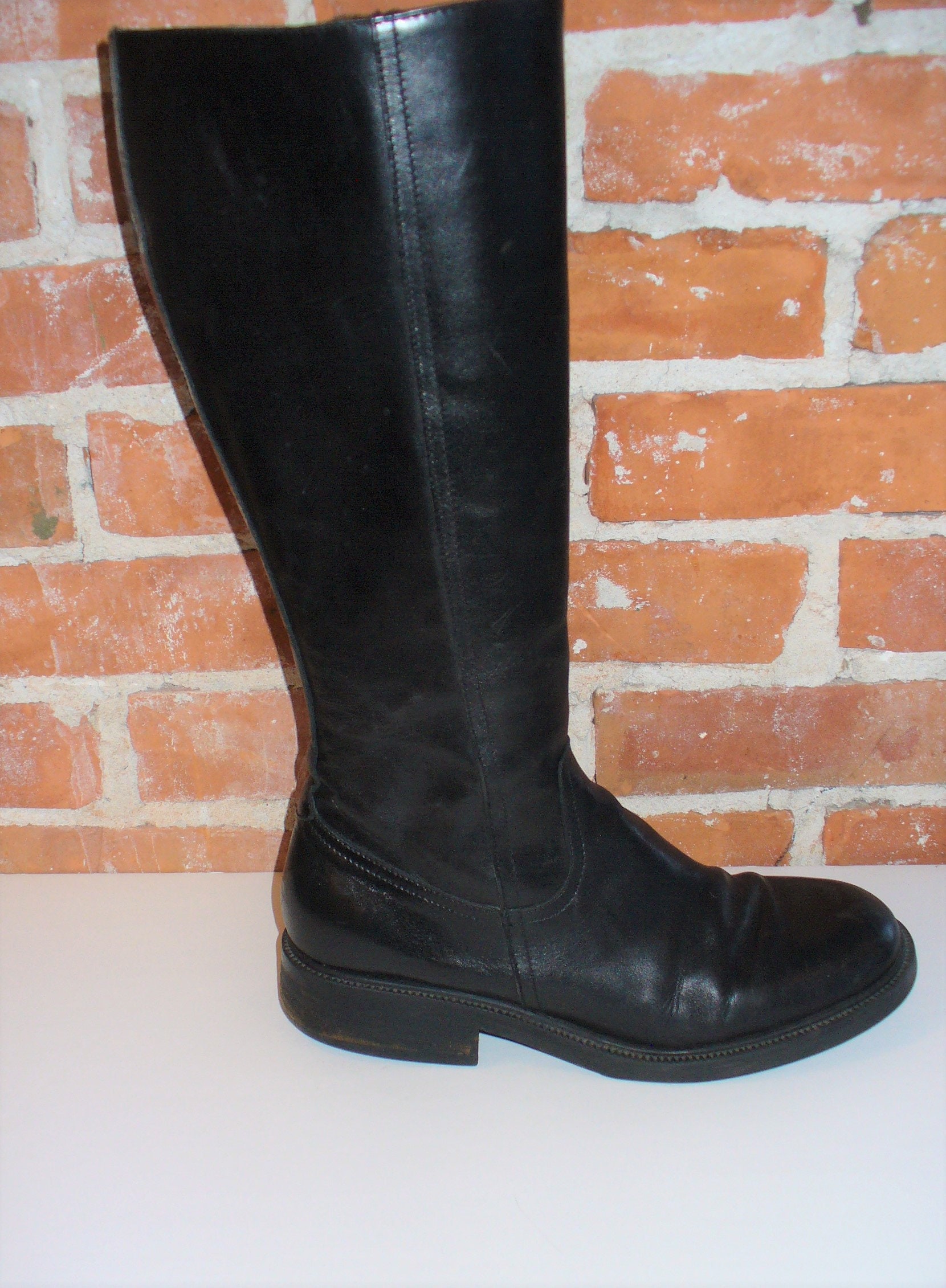 Vintage J. Crew Made in Italy Riding Boots Size 9 US