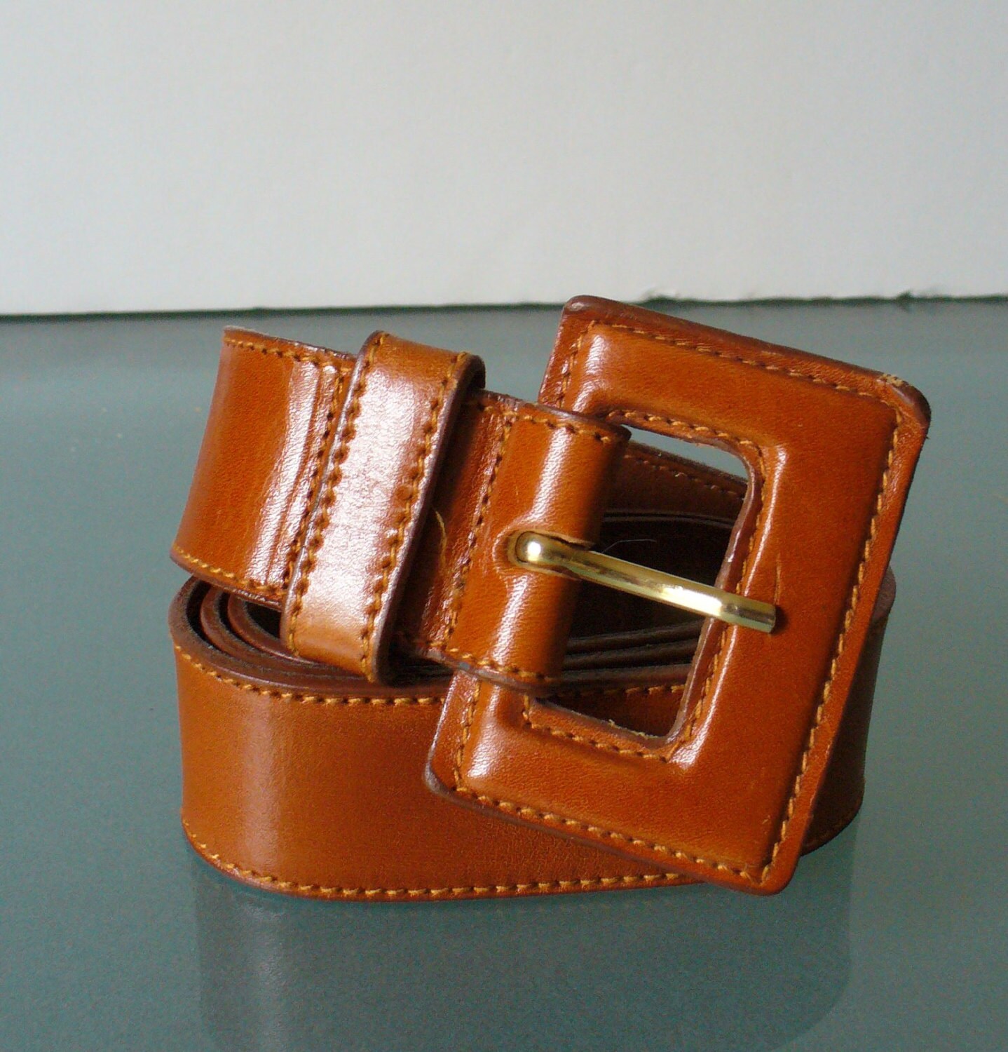 Vintage Ann Taylor Made In Italy Leather Belt Size M Gallery Photo