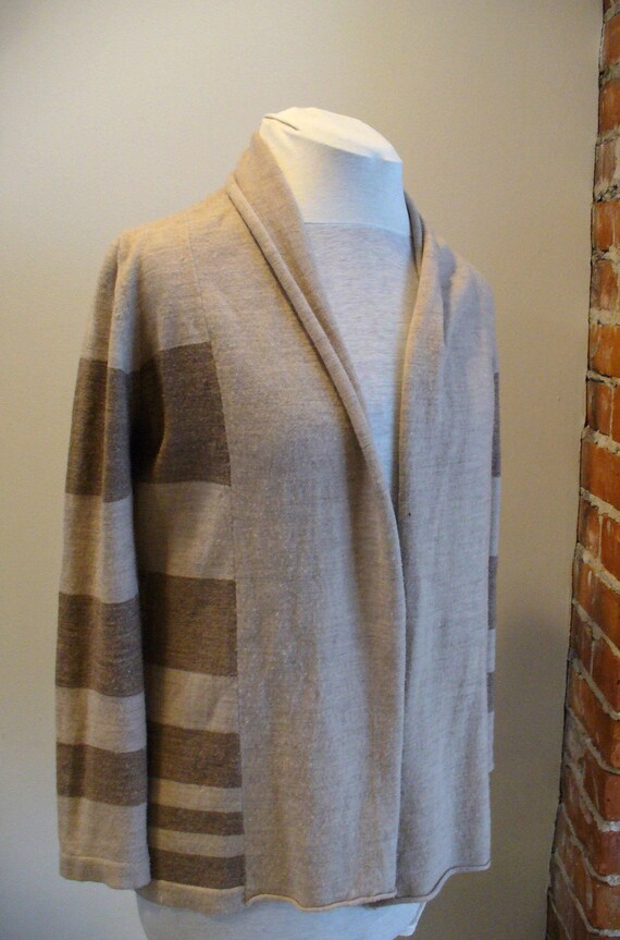 Brunella Gori Mens Extra Fine Merino Wool V Neck Navy Sweater Vest XL Italy  Made
