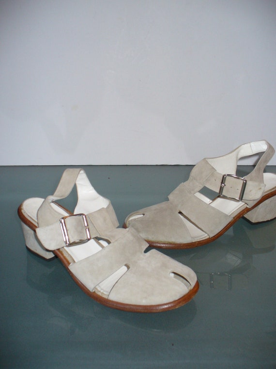 Vintage Made in Italy Corelli Suede Sandals Size 8