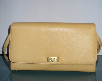 Coach Made in Italy Textured Leather Bag