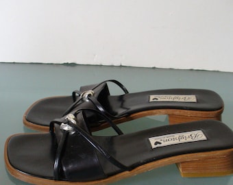 Brighton Made in Italy Summer Slides With Heart Detail Size 7.5M