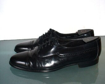 Vintage Johnston & Murphy Made in Italy Dress Oxford +Shoes. Size 9.5 US