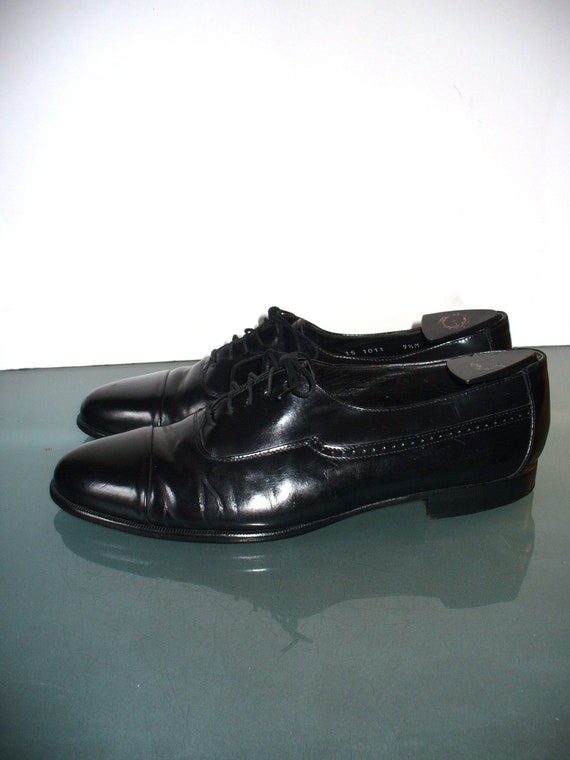 Vintage Johnston & Murphy Made in Italy Dress Oxford +shoes  display picture 2