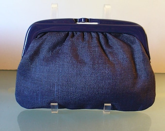 Made in Italy Linen Clutch Bag