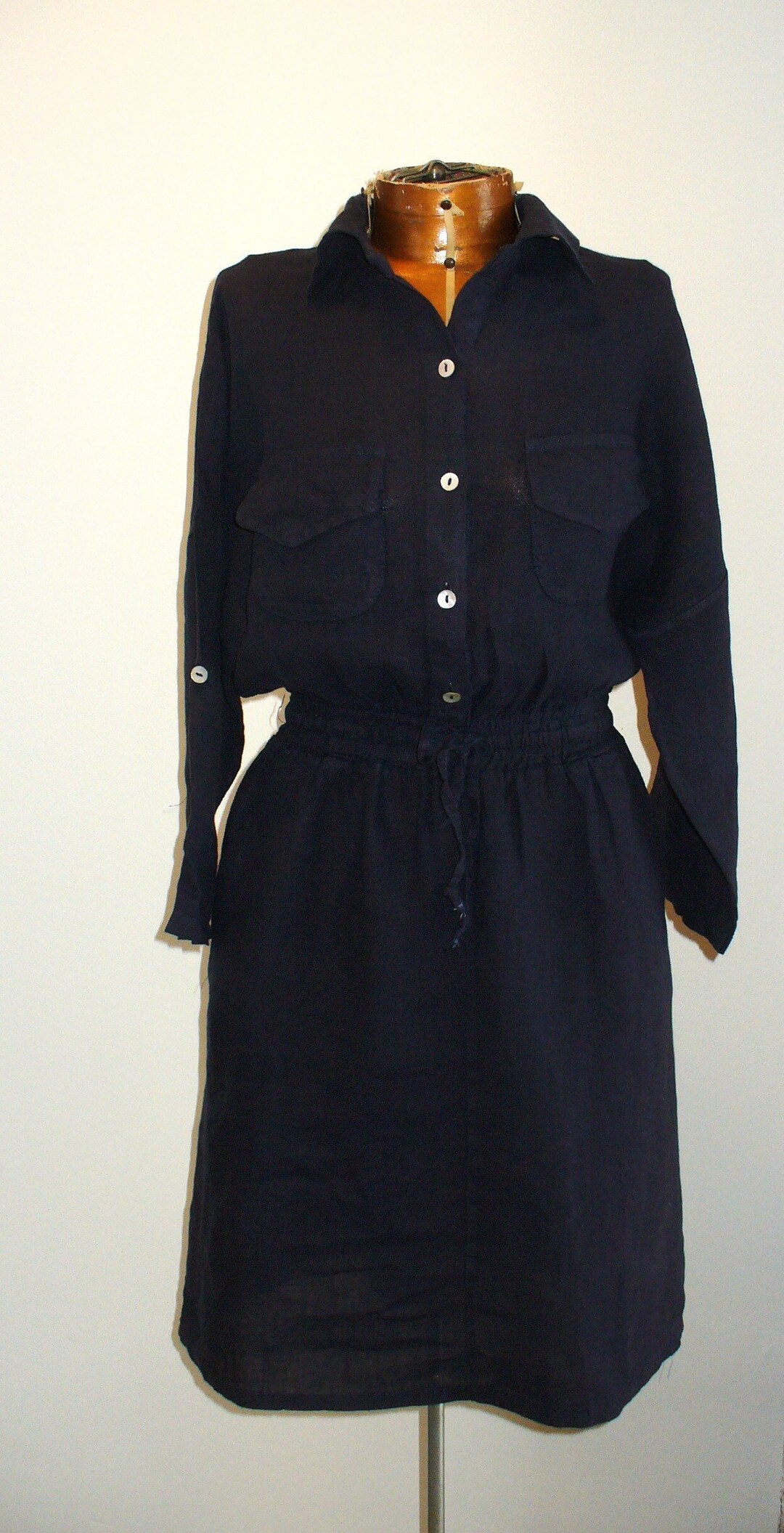 francesca bettini linen dresses Dress Pink Ruffle sleeve Made in Italy Lagenlook Large Francesca Bettini Womens NWT Size