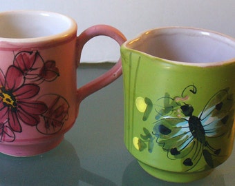 Vintage Made in Italy Ceramic Creamers