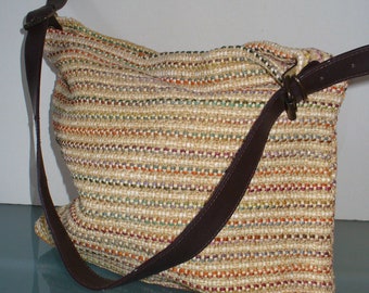 Made in Italy Maurizio Taiuti  Woven Straw & Leather  Tote Bag