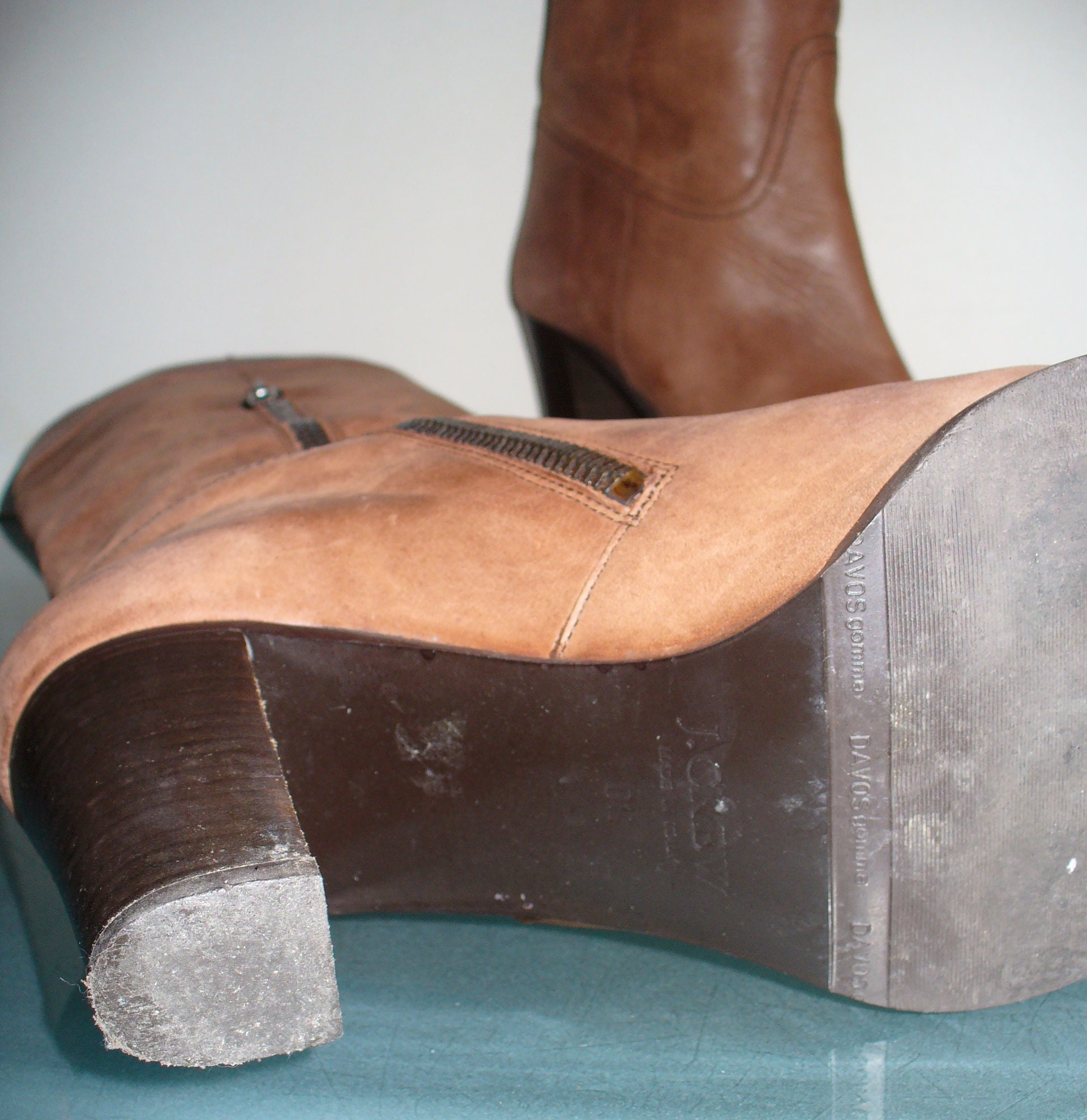 Made in Italy J. Crew Rugged Leather Boots Size 8.5