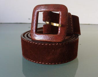 Roberto Piccinetti For Bonwit Teller Made in Italy  Suede Belt Size L