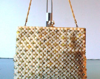 Made in Italy Rosenfeld Bag with Faceted Beads