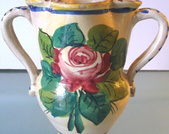 Vintage Made in Italy Rustic Pottery Vase