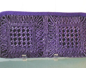 Made in Italy Woven Straw Clutch Bag