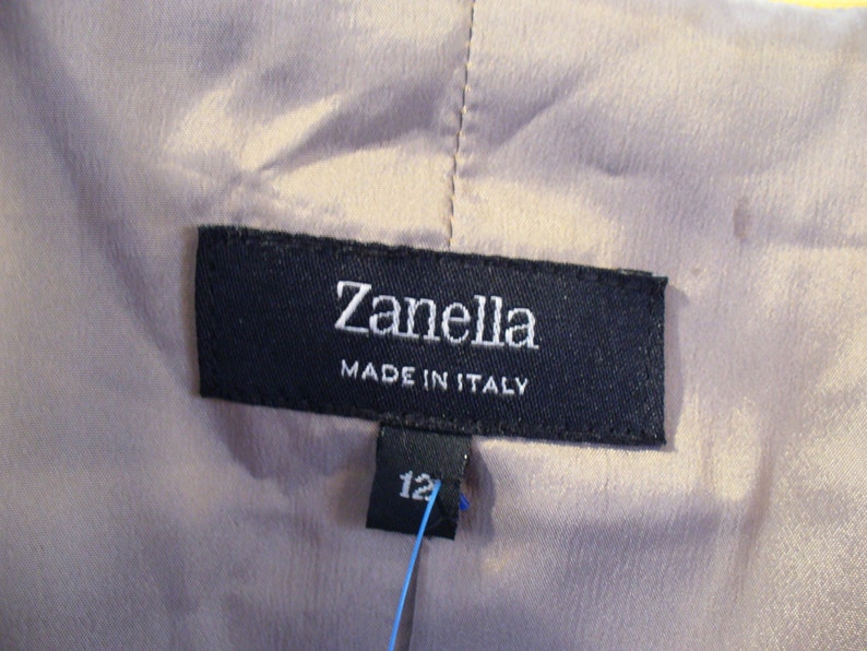 Zanella Made in Italy Cotton  Jacket Size 12