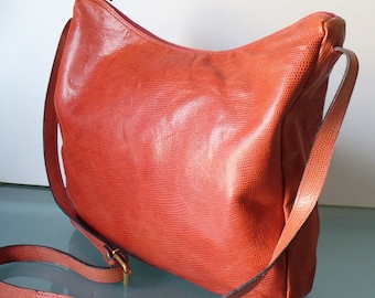 Made in Italy Salmon  Leather Tote Bag