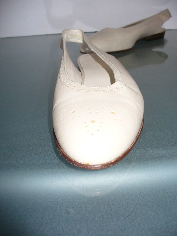 Vintage Made in Italy Ann Taylor Sling Back Balle… - image 3