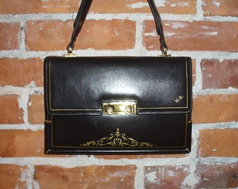 Vintage Leather Guild Florence  Messenger Bag Made in Italy