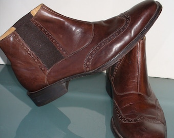 Kenneth Cole Made in Italy Men's Wingtip Boots Size 9.5