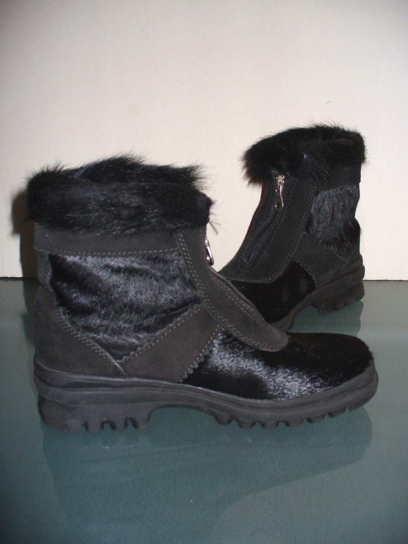 Made in Italy Pajar Goat Fur Boots Etsy