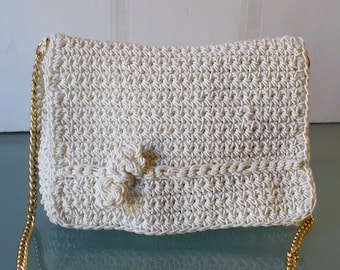 Made in Italy Walborg  Crochet  Shoulder Bag