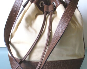 Talbots Made in Italy Shoulder  Feedbag Purse