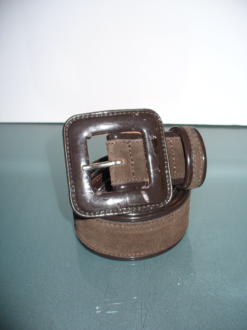 Vintage Banana Republic Made in Italy Suede Leather Belt Size XS