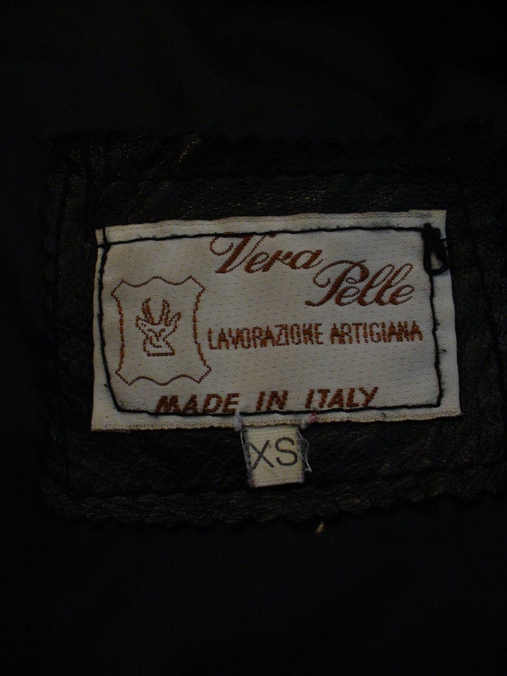 Vera Pelle Made in Italy  Classic Leather Jacket … - image 6