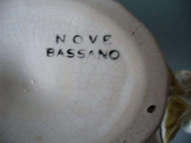 Vintage Nove Bassano Italian Pottery Tureen With Pear Finial Etsy