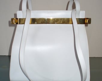Peruzzi Made in Italy White Shoulder Bag