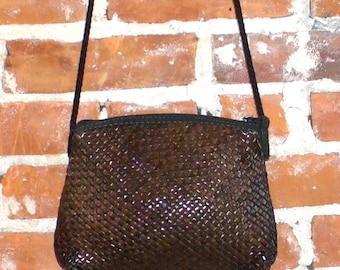 Vintage Made in Italy Wicker Shoulder Bag