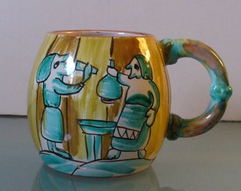 Vintage Made in Italy  Mug Wine Taster