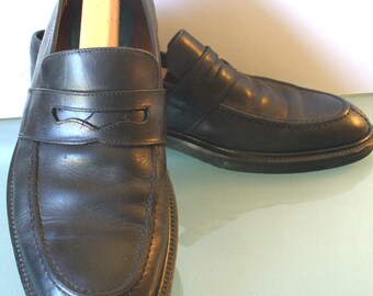 Johnston & Murphy Hand Crafted Made in Italy Penny Loafers Size 8