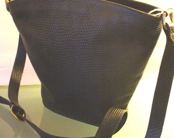 Vintage Made in Italy Olive Green Cross Body Shoulder Bag