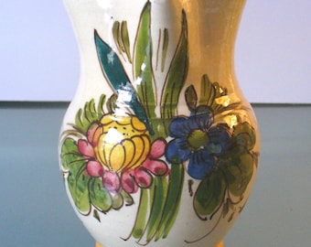 Vintage Made in Italy Small Pottery Pitcher