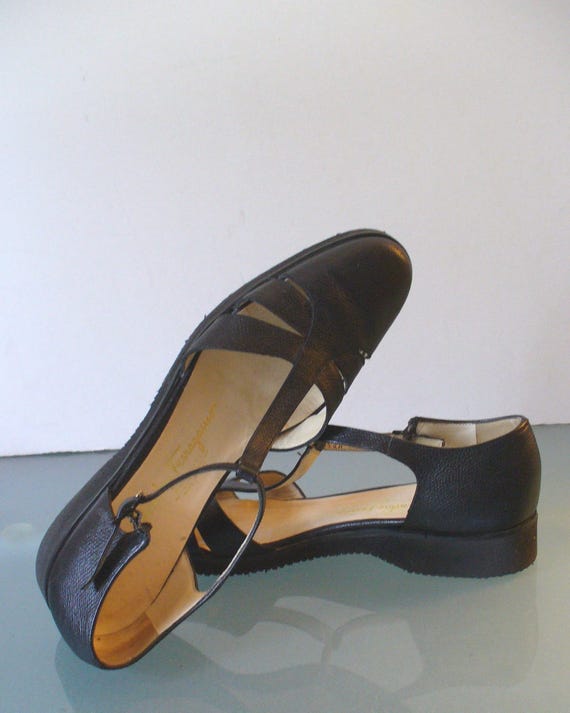 Salvatore Ferragamo Boutique Made in Italy T-strap Mary Janes - Etsy