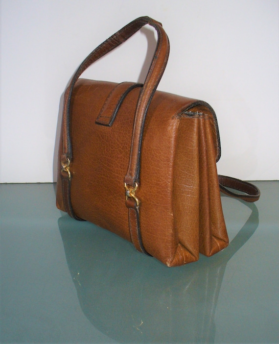 Vintage Made In Italy Dainty 1960's Leather Accor… - image 3