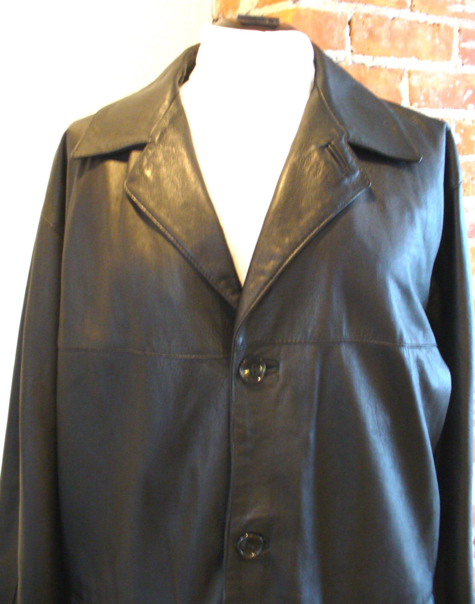 Vera Pelle Made in Italy Men's Classic Leather Jacket | Etsy