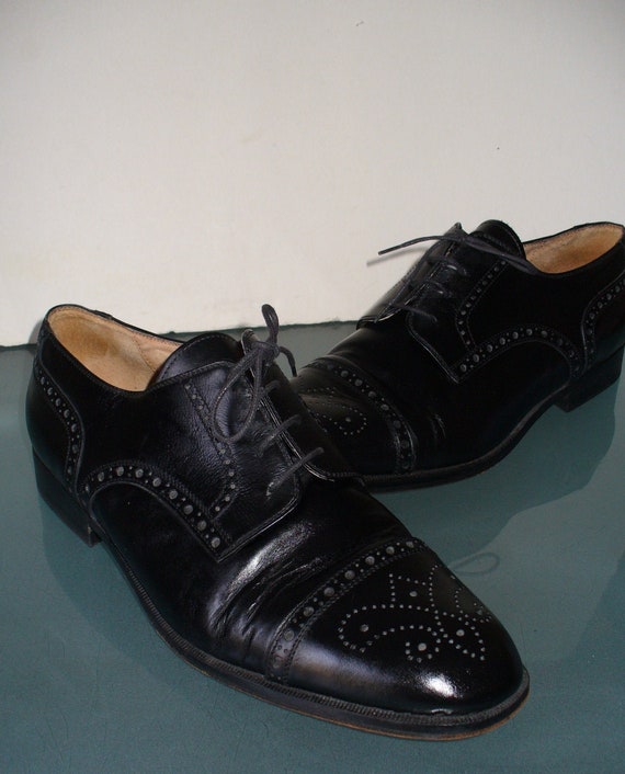 Vintage Bill Blass Leather Oxfords Lace Up Shoes Made in Italy bill blass | Shoes | Vintage Bill Blass Leather Oxfords Lace  main image 3